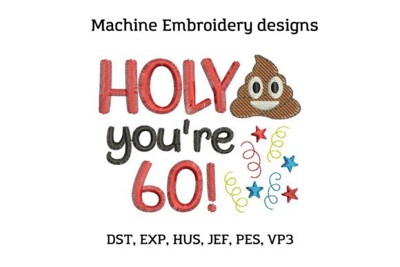 60th Birthday: A Cheerful Seasonal Embroidery Staple