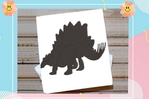 Dinosaur Stegosaurus 3: Bold & Playful Silhouette