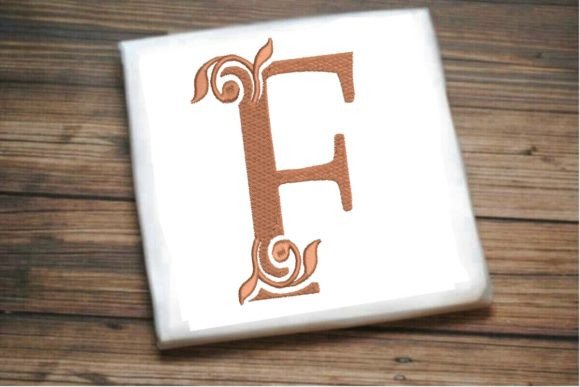 F Letter Beautiful Monogram