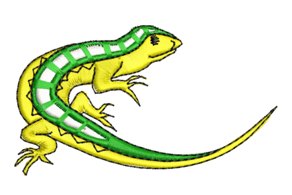 Gecko Lizard β Embroidery Design