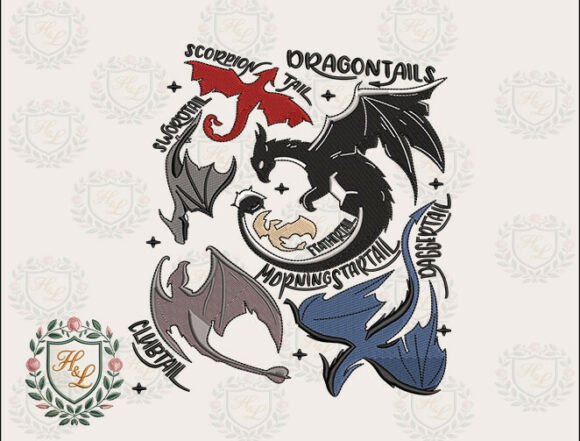 Mythical Creatures Embroidery Files