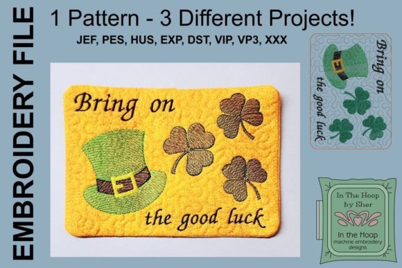 St Patrick’s Day Mug Rug