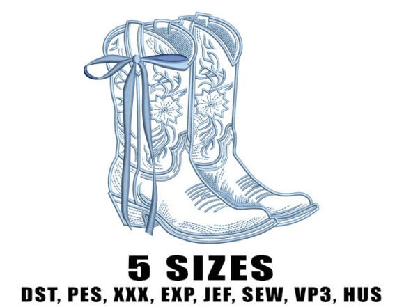 Western Fashion Embroidery Design